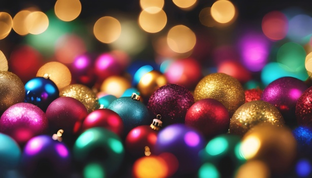 Bokeh Christmas Background Free Stock Photo - Public Domain Pictures