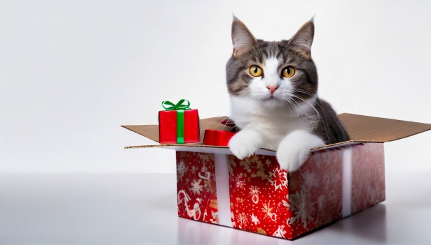 Cat, Pet, Christmas Free Stock Photo - Public Domain Pictures