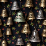 Christmas Bells Seamless Art