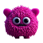 Cute And Funny Colorful Monster