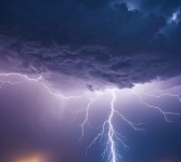 Thunderstorm Storm Lightnings Sky