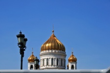 Golden dome of cathedral