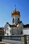 Golden Dome On A Bell Tower