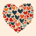 Heart shape hearts