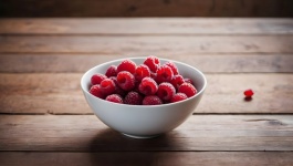 Raspberries fruits berries