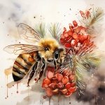Arta de Crăciun albinelor