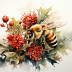 Arta de Crăciun albinelor