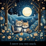Cat Valentine Sentiment Print