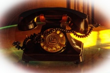 Telefono rotativo vintage anni '40