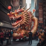 Chinese New Year Dragon Print