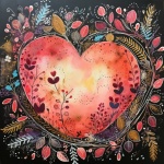 Valentine Heart Artwork Print