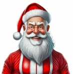 Santa Claus, Christmas Day, Caricature