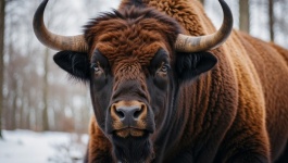 AI Generated Bison