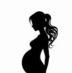 Sylwetka kobiety w ciąży