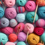Yarn Background Seamless Pattern
