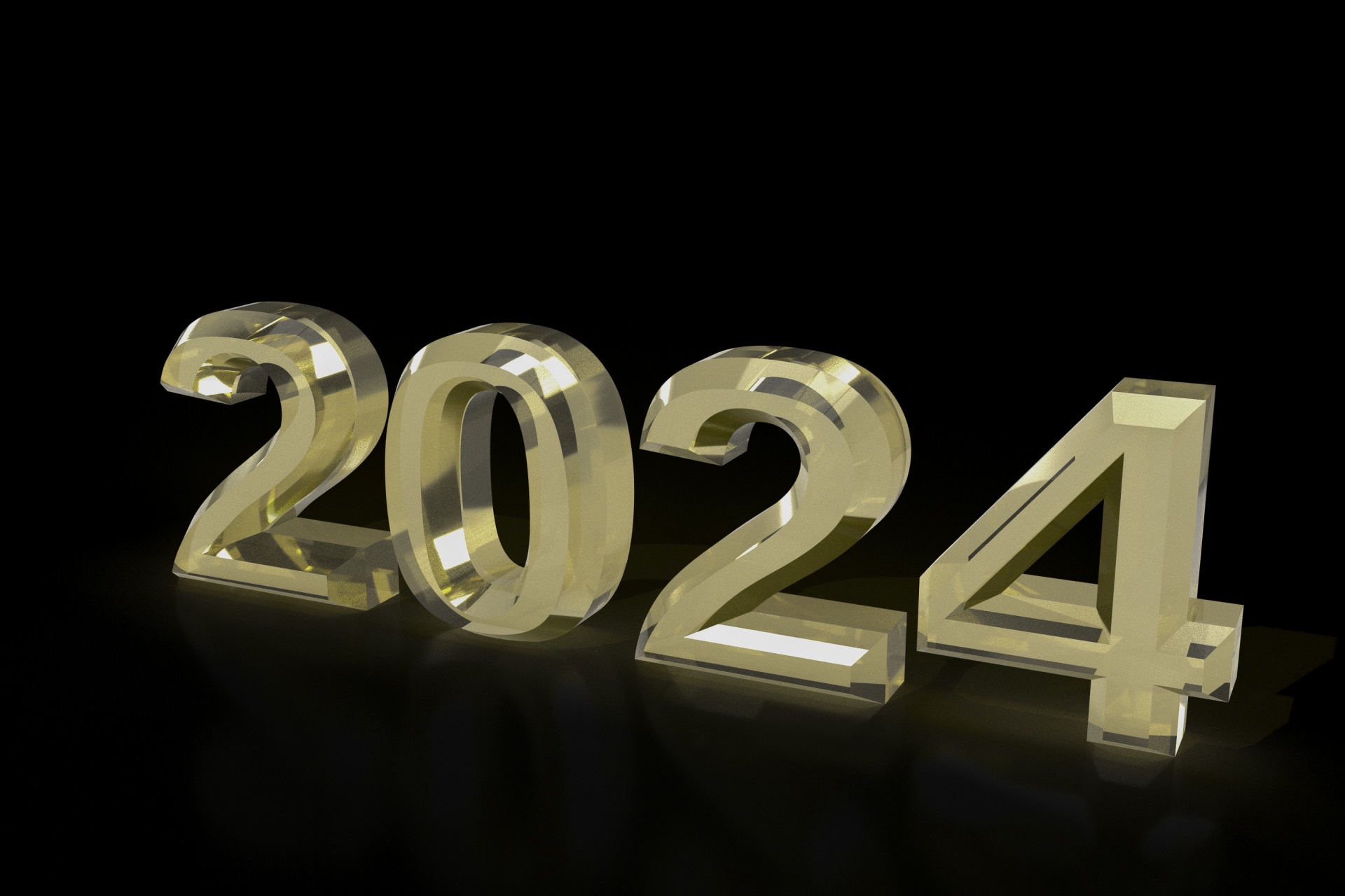 Numbers 2024 In 3D Free Stock Photo - Public Domain Pictures