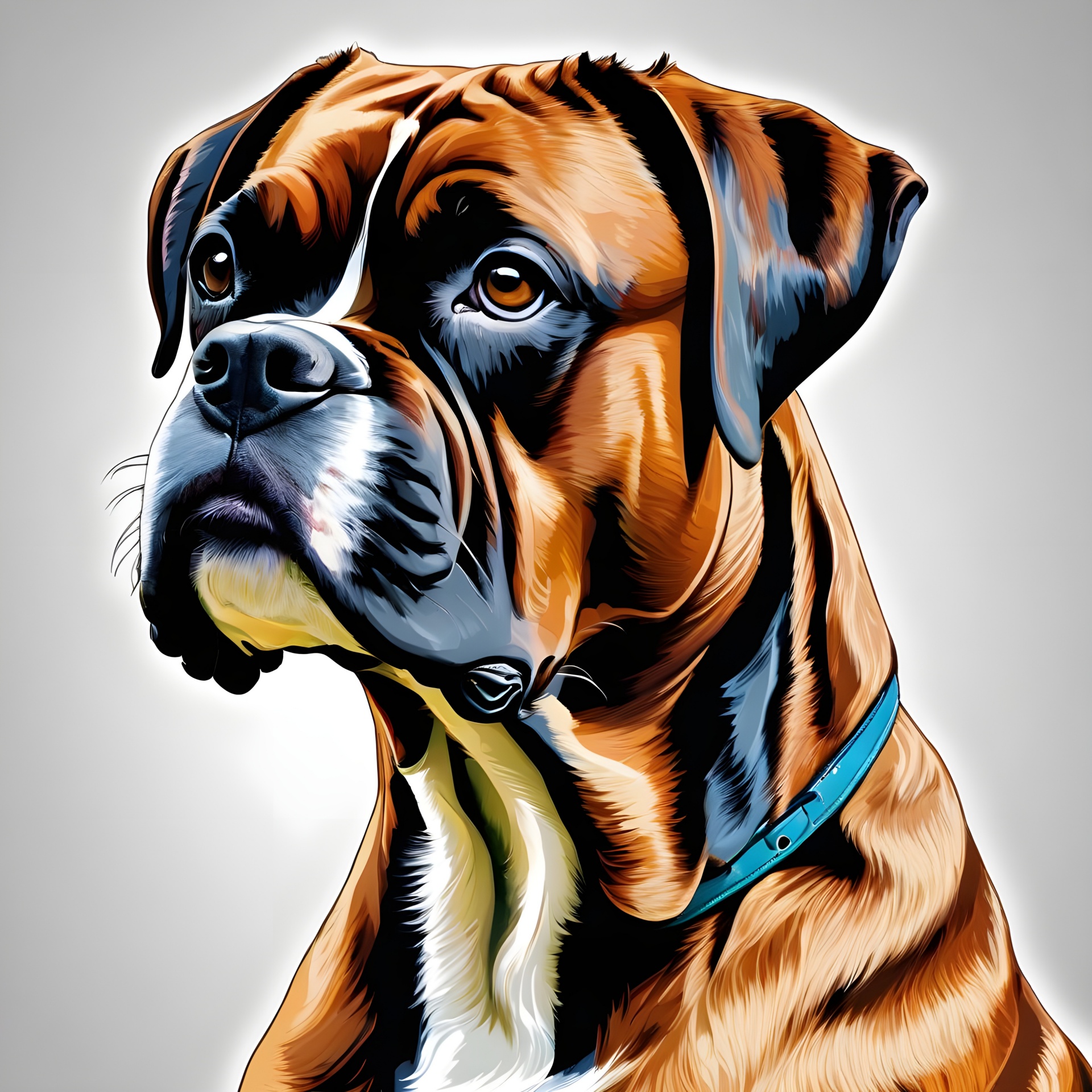Boxer Dog Animal Illustration Free Stock Photo - Public Domain Pictures