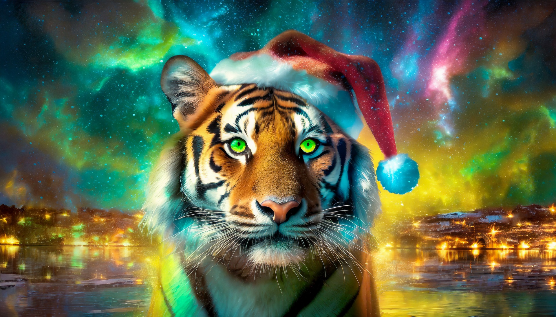 Tiger, Christmas Free Stock Photo - Public Domain Pictures