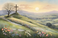 Easter Sunrise Art