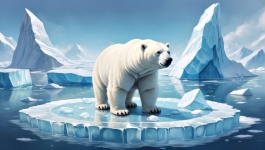 Changement climatique chez l'ours po