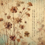 Flowers On Japanese Vintage
