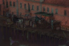 Cyfrowe malowanie budynków portowych