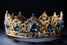 Jeweled Tiara Crown