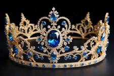 Jeweled Tiara Crown