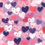 Many Hearts Pattern