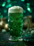 Pint grünes Bier