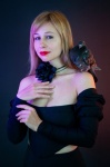 Portrait, woman, gothic, corset