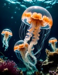 Życie oceaniczne meduz