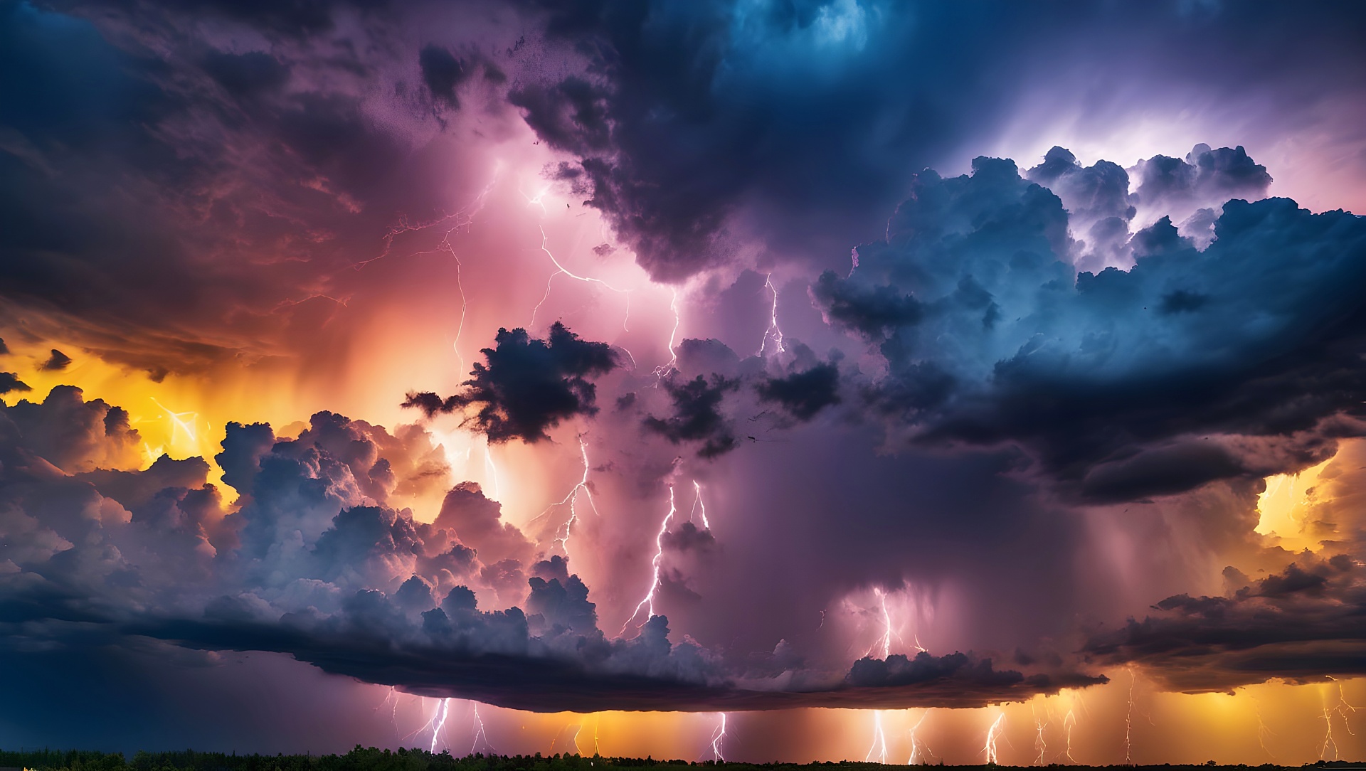Thunderstorm Lightnings Sky Clouds Free Stock Photo - Public Domain ...