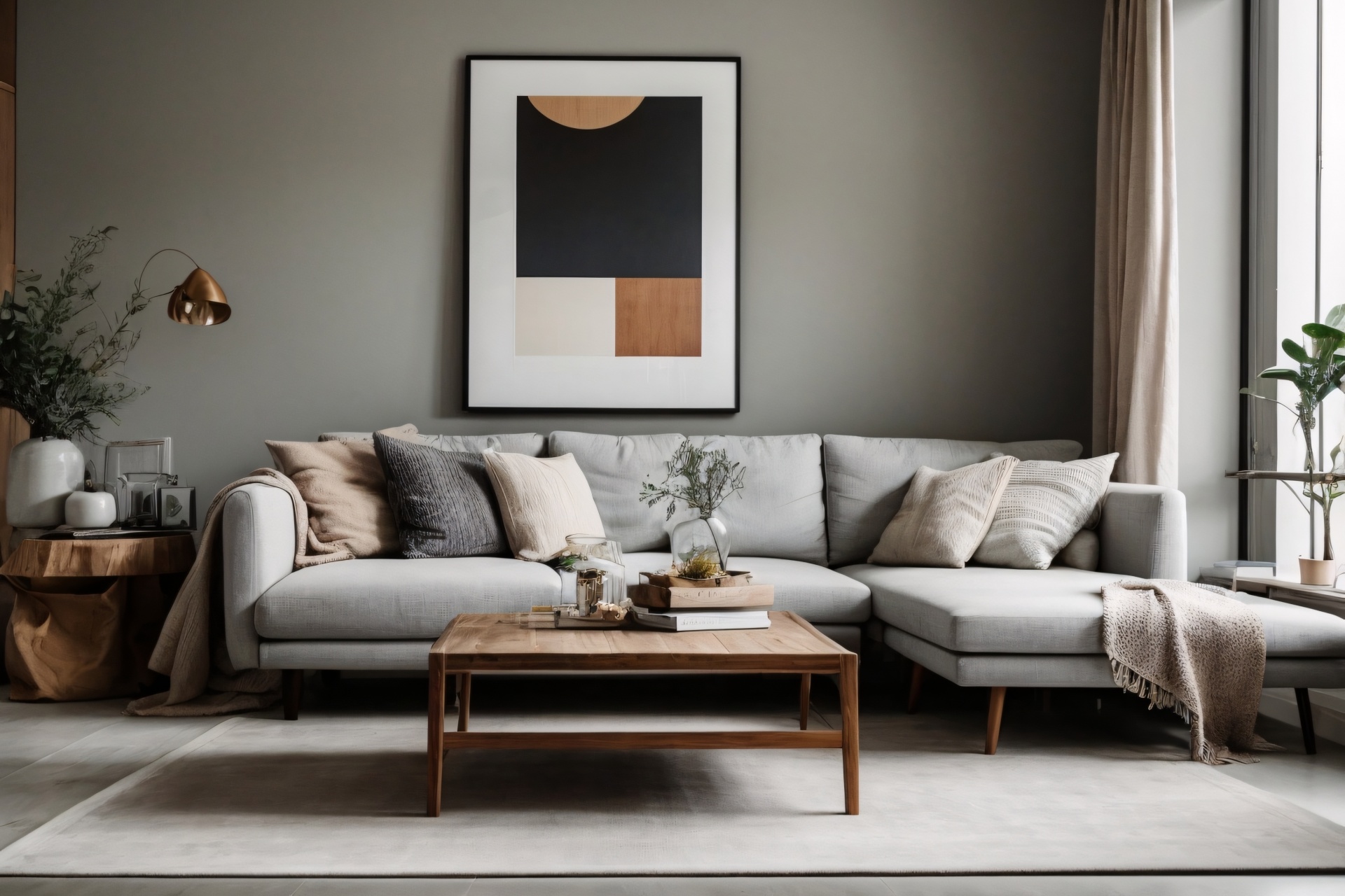 Luxury Interior With A Sofa Free Stock Photo - Public Domain Pictures