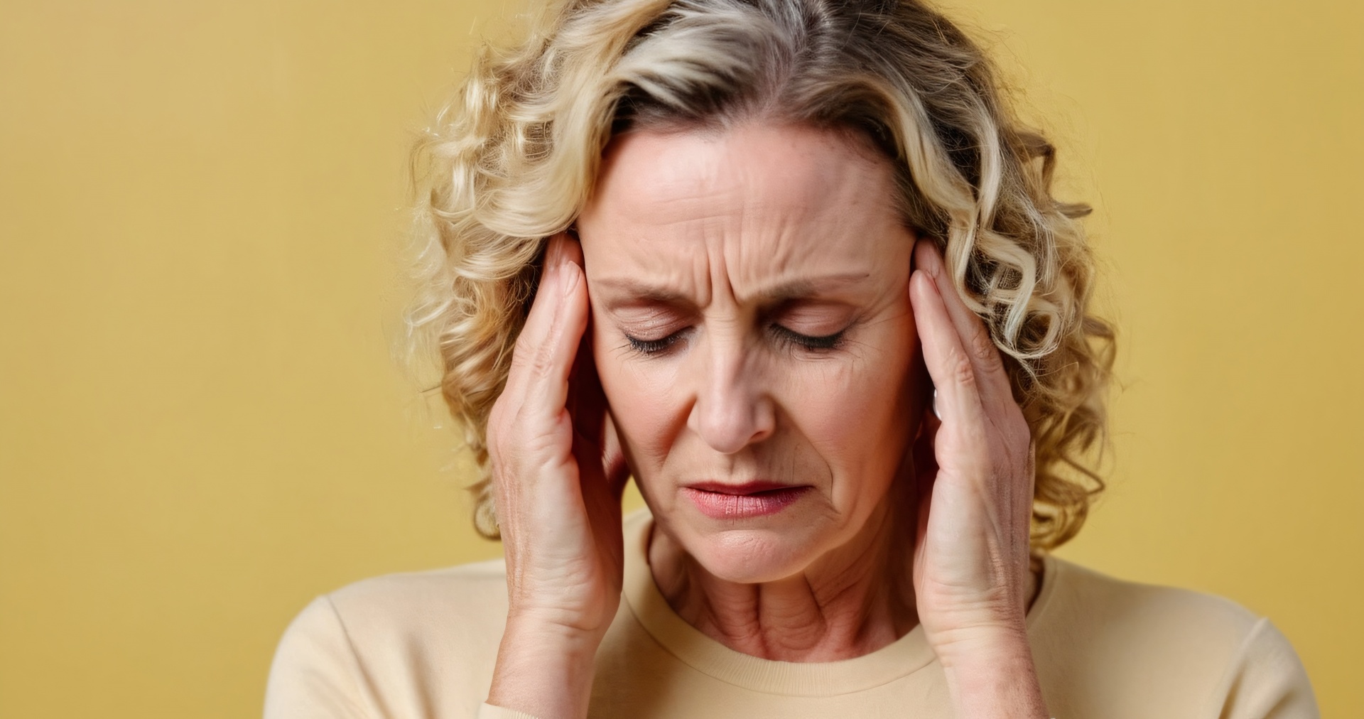 Woman With Migraine Headache