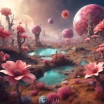 Beautiful Fantasy Alien Planet