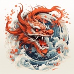 Arte de cabeza de dragón