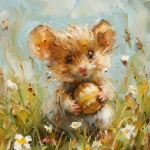 Easter Mouse Art