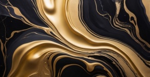 Gold and black marble background