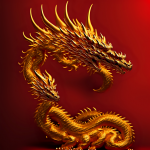 Arte del dragón dorado