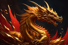 Arte del dragón dorado