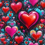 Graffiti Heart Abstract Art