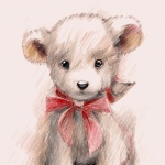 Teddy Bear Art Print