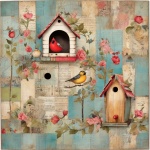 Birdhouse Art Print