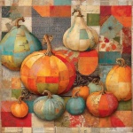 Autumn Gourd Pumpkins Art Print