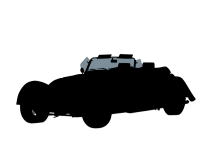 Silhouette Black Car Shape Png
