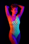 Donna, body, fluo