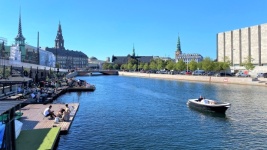 Widok na kanał w Kopenhadze