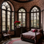 Gothic Dolls House Bedroom