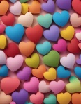 Srdce konfety pozadí srdce